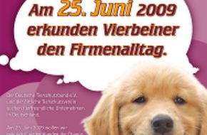 Deutscher Tierschutzbund e.V.: Bundesweiter Aktionstag "Kollege Hund": Tierfreundliche Unternehmen können sich noch anmelden (mit Bild)