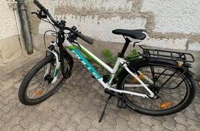 Polizeipräsidium Mannheim: POL-MA: Wiesloch/Heidelberg: Zunächst in Schlägereien verwickelt, dann Fahrrad gestohlen - Eigentümer gesucht
