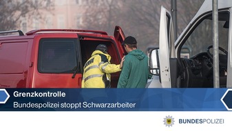 Bundespolizeiinspektion Ludwigsdorf: BPOLI LUD: Bundespolizei stoppt Schwarzarbeiter