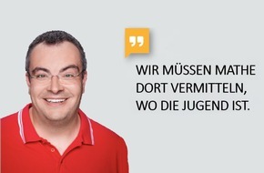 Stiftung Rechnen: YouTuber, Mathelehrer und Rektor: "Lehrer Schmidt" ist neuer Mathe-Botschafter der Stiftung Rechnen