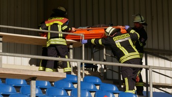 FW Celle: Rettungsdienst und Feuerwehr üben gemeinsam einen Massenanfall an Verletzten