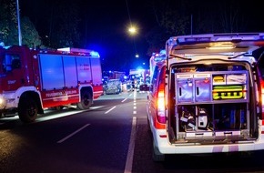 Feuerwehr Iserlohn: FW-MK: Schwerer Verkehrsunfall auf der Baarstraße