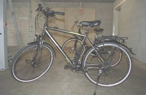Polizeiinspektion Gifhorn: POL-GF: Polizei sucht Eigentümer zwei Fahrräder