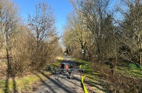 Feuerwehr Bremerhaven: FW Bremerhaven: Zwei Flächenbrände in Bremerhaven-Suhrheide erfolgreich bekämpft