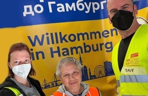 ASB Hamburg: Der ASB Hamburg bedankt sich bei allen Helferinnen und Helfern für ihren großartigen Einsatz am Welcome Point für die ukrainischen Schutzsuchenden im Hamburger Hauptbahnhof und übergibt an die Stadt