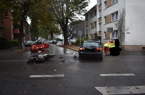 Polizei Mönchengladbach: POL-MG: Motorradfahrer schwerverletzt