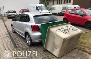 Polizeipräsidium Westpfalz: POL-PPWP: Streukasten umgeworfen