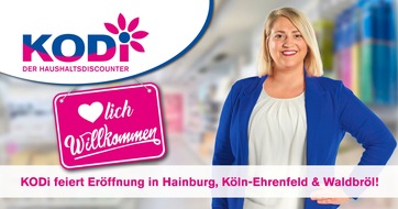 KODi Diskontläden GmbH: PRESSEMITTEILUNG: KODi auf der Überholspur - gleich fünf Eröffnungen im November