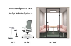 Sedus Stoll AG: Fünf German Design Awards für Sedus Büromöbel