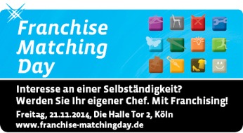 Deutscher Franchiseverband e.V.: Franchise Matching Day - Highlight des deutschen Franchisemarktes erstmals in Köln - Informationen sammeln und 4-Augengespräche für den eigenen Weg in die Selbstständigkeit führen (FOTO)