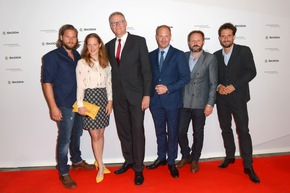 Deutsche Schauspielstars bei Weltpremiere des SKODA KODIAQ hautnah dabei