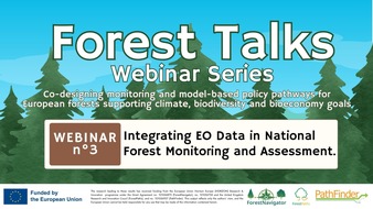 PNO Innovation GmbH: ForestTalks webinar explores integrating Earth observation and national forest inventories across Europe
