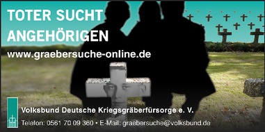 Volksbund Deutsche Kriegsgräberfürsorge e. V.: Epilog des Krieges: Fünf Millionen registrierte Kriegstote und die Suche nach Angehörigen / Volksbund startet Aktion "Toter sucht Angehörigen"