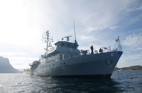 Presse- und Informationszentrum Marine: Drei Monate Einsatz in Nord- und Ostsee: Minenjagdboot "Homburg" kommt nach Hause