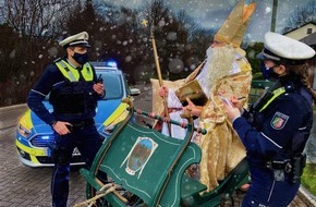 Polizei Hagen: POL-HA: Nikolaus gerät in Polizeikontrolle