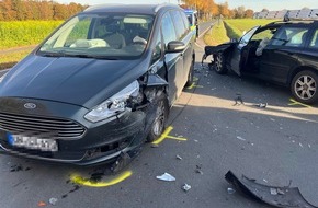 Polizei Coesfeld: POL-COE: Lüdinghausen, Tüllinghoff/ Autos kollidieren