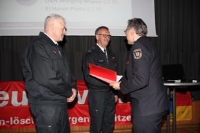 FW-Erkrath: Jahreshauptversammlung der Feuerwehr Erkrath mit Beförderungen und Ehrungen