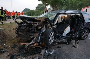 Polizeiinspektion Rotenburg: POL-ROW: ++ 37-jährige Autofahrerin bei Unfall schwer verletzt ++ 18-jährige Fahranfängerin bei Unfall verletzt ++ Vor dem Bahnübergang - Bus setzt gefährlich zurück ++ Auffahrunfall mit Kettenreaktion ++