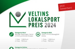 Brauerei C. & A. VELTINS GmbH & Co. KG: Veltins-Lokalsportpreis sucht herausragende Beiträge