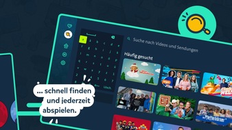 KiKA launcht neues Smart-TV-Angebot f&uuml;r Kinder / Pionier-Projekt im Streaming-Netzwerk von ARD und ZDF st&auml;rkt das Kindermedienangebot