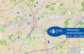 Polizeipräsidium Hamm: POL-HAM: Wohnungseinbruchsradar Hamm für die Woche vom 20. November bis 26. November