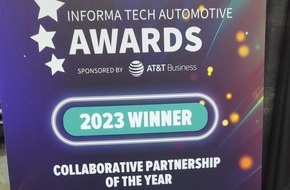 VicOne: VicOne, Panasonic Automotive Systems & Trend Micro gewinnen gemeinsam den Informa Tech Automotive Award 2023 in der Kategorie "Collaborative Partnership of the Year"