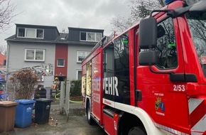 Feuerwehr Essen: FW-E: Küchenbrand in einem Mehrfamilienhaus - schwangere Frau und vierjähriges Kind leicht verletzt