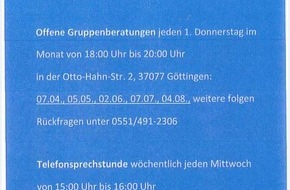 Polizeiinspektion Göttingen: POL-GÖ: (184/2016)  Beratungsoffensive der Polizei für wirksamen Einbruchschutz - Volles Haus zur Auftaktveranstaltung, Zusatztermine am 18. April und 9. Mai, Termin an Himmelfahrt (05.05.) entfällt!