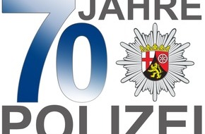 Polizeipräsidium Koblenz: POL-PPKO: 70 Jahre Polizei Rheinland-Pfalz - Tag der Polizei am 21. Mai 2017 auf der Festung Ehrenbreitstein