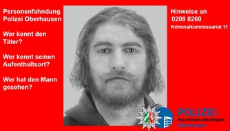 Polizei Duisburg: POL-DU: Oberhausen: Versuchter Totschlag - Täter gesucht