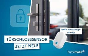 eQ-3 AG: Mehr Sicherheit durch den neuen Türschlosssensor von Homematic IP