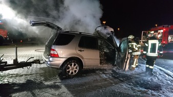 Verkehrsdirektion Koblenz: POL-VDKO: Pkw-Brand