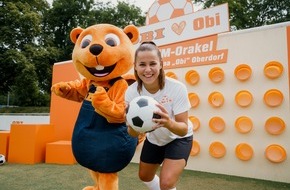 OBI Group Holding: OBI hoch zwei: Fußball-Nationalspielerin Lena Oberdorf wird OBI Markenbotschafterin