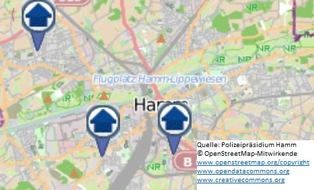 Polizeipräsidium Hamm: POL-HAM: Wohnungseinbruchs-Radar für die Woche vom 17. bis zum 23. Dezember 2018