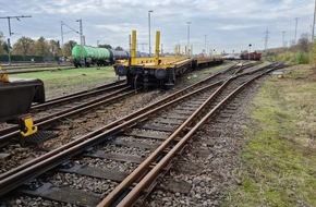 Bundespolizeidirektion Sankt Augustin: BPOL NRW: Güterzug entgleist - Bundespolizei ermittelt wegen Gefährdung des Bahnverkehrs