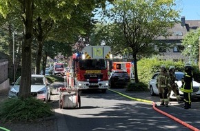 Feuerwehr Recklinghausen: FW-RE: Kellerbrand in Recklinghausen-Ost - Keine Verletzten, zwei Personen vorsorglich ins Krankenhaus gebracht