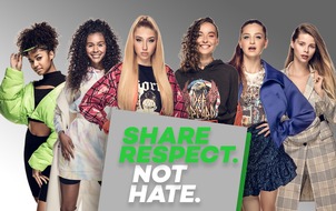 ProSieben: "Share Respect. Not Hate.": ProSieben startet große Anti-Cybermobbing-Kampagne in #GNTM