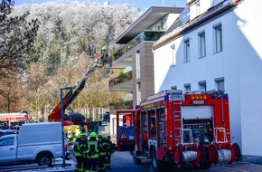 Kreisfeuerwehrverband Calw e.V.: KFV-CW: Balkonbrand sorgt für größeren Schaden