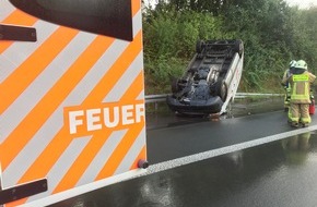 Feuerwehr Bottrop: FW-BOT: Verkehrsunfall auf der A31
