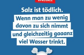 Südwestdeutsche Salzwerke AG: Pressemitteilung / Bad Reichenhaller geht in die Offensive und startet eine "Pro-Salz-Kampagne"