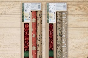Kaufland: Nachhaltig schenken: Kaufland bietet Geschenkpapier mit Silphie-Fasern an