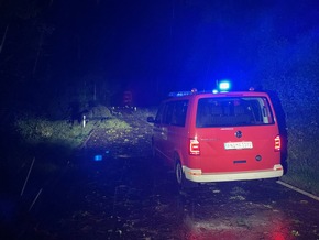 KFV Bodenseekreis: Gewitterfront verursacht 300 Einsätze der Feuerwehren im Bodenseekreis