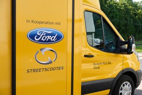 Erfolgreicher Start der Vorproduktion: Deutsche Post DHL Group und Ford stellen E-Transporter StreetScooter WORK XL vor