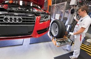 Audi AG: Audi-Produktion brummt - weiterer Ausbau der Fertigungskapazitäten (mit Bild)