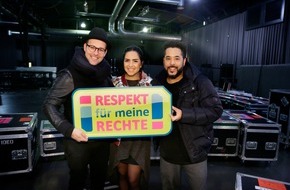 KiKA - Der Kinderkanal ARD/ZDF: "KiKA LIVE"-Dreh zum KiKA-Themenschwerpunkt "Respekt für meine Rechte! - Gemeinsam leben" (6. bis 26. November) / Adel Tawil trifft die KiKA LIVE-Moderatoren Jess und Ben in Köln