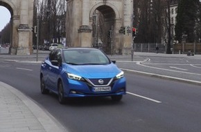 ADAC SE: Mit dem E-Auto Strom sparen im Stadtverkehr / Tipps zur energieeffizienten Fahrweise / Nissan Leaf im ADAC e-Leasing zu Sonderkonditionen