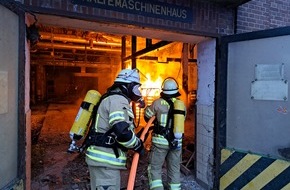 Feuerwehr Kleve: FW-KLE: Erneutes Brandereignis an der Van-den-Bergh-Straße