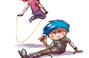 Gesundheitsförderung Schweiz / Promotion Santé Suisse: Un personaggio dei fumetti promuove il peso corporeo sano