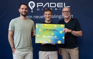 Flyerline Schweiz AG: Partnerschaft mit Padel District AG