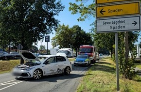 Freiwillige Feuerwehr Gemeinde Schiffdorf: FFW Schiffdorf: Verkehrsunfall mit drei Verletzten - Bremerhavener Straße teilweise voll gesperrt